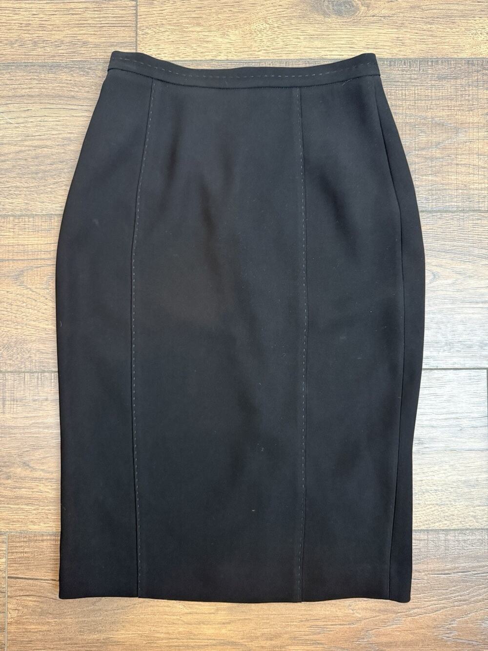 Hobbs Tailored Pencil Skirt UK 6 US 2 Black Work Suit Lined Straight